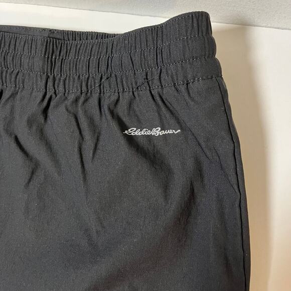 Eddie Bauer Tulip Hem Skort Golf Skirt Black Size Large UPF 50 Sun Bike Short - Picture 11 of 12